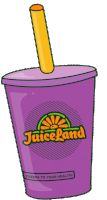 Juiceland Smoothie Sticker - Juiceland Smoothie Purple Smoothie Stickers
