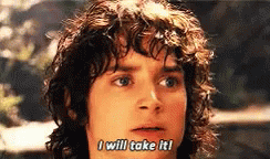 I Will Take It! - Lord Of The Rings GIF - I Will Take It Lord Of The Rings  Frodo - Discover &amp; Share GIFs