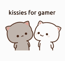 my gamer mochi peach cat cute gamer