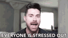 Everyone Is Stressed Out Kyle Krieger GIF - Everyone Is Stressed Out Stress Stressed Out GIFs