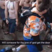 Will Someone For The Love Of God Get The Door Aye GIF - Will Someone For The Love Of God Get The Door Aye Dancing GIFs