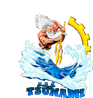 Tsunami Aaatsunami Sticker - Tsunami Aaatsunami Aaa Stickers