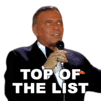 Top Of The List Frank Sinatra Sticker - Top Of The List Frank Sinatra Theme From New York New York Stickers