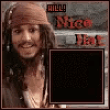Jack Sparrow Nice Hat GIF - Jack Sparrow Nice Hat Will Turner GIFs