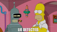 The Simpsons Bender GIF - The Simpsons Bender Lie Detected GIFs