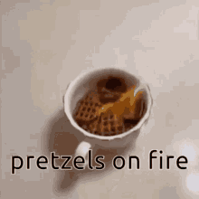 Fire Pretzels GIF - Fire Pretzels Burn GIFs