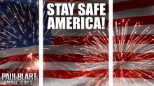 Stay Safe America GIF - Blart Rides Again Kevin James Mall Cop GIFs