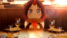 Dragon Maid Elma GIF - Dragon Maid Elma Elma Eating GIFs