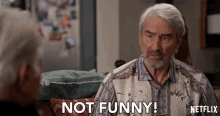 Not Funny Sam Waterston GIF - Not Funny Sam Waterston Sol Bergstein GIFs