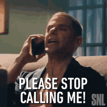 Please Stop Calling Me Saturday Night Live GIF - Please Stop Calling Me Saturday Night Live Blocked GIFs
