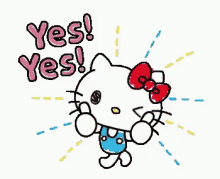 Yes Yesyes GIF - Yes Yesyes Hello Kitty GIFs