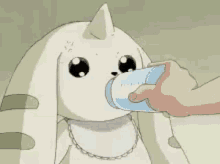 Terriermon Digimon Tamers GIF - Terriermon Digimon Tamers Milk GIFs