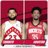 Toronto Raptors Vs. Houston Rockets Pre Game GIF - Nba Basketball Nba 2021 GIFs