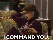 I Command You Mega Commander GIF - I Command You Mega Commander Hilary Banks GIFs