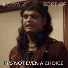 Its Not Even A Choice Sabi Mehboob GIF - Its Not Even A Choice Sabi Mehboob Sort Of GIFs