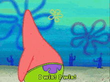 Spongebob Patrick Star GIF - Spongebob Patrick Star I Win I Win GIFs