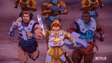 Attack Teela GIF - Attack Teela Masters Of The Universe Revelation GIFs