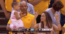 granddaughter dell curry riley curry nba nba playoffs