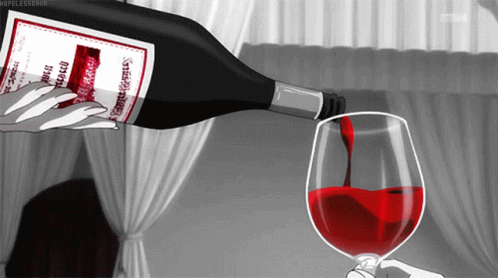 Anime Red Wine GIF - Anime Red Wine Pour - Descubre & Comparte GIFs