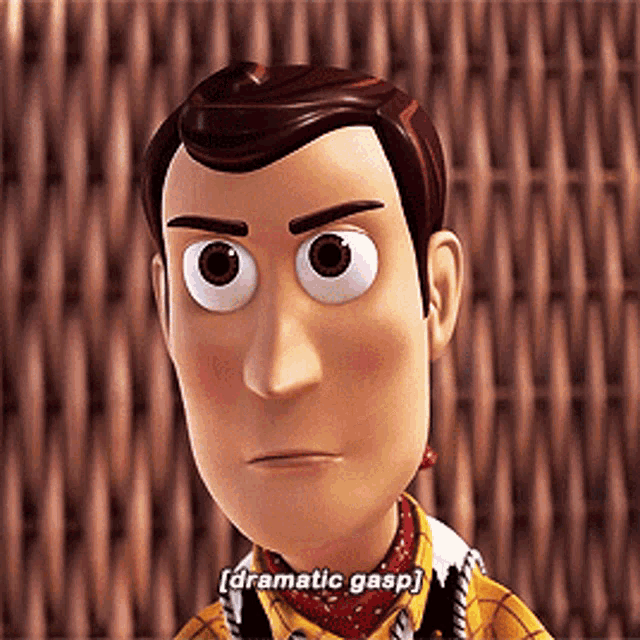 Toy Story Woody GIF - Toy Story Woody Dramatic Gasp - Discover & Share GIFs