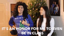 Its An Honor For Me To Even Be In Class Christmas Season GIF - Its An Honor For Me To Even Be In Class An Honor Christmas Season GIFs