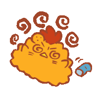 Chicken Angry Sticker - Chicken Angry Animal Stickers