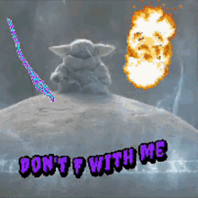 Dontmesswithme Baby GIF - Dontmesswithme Baby Yoda GIFs