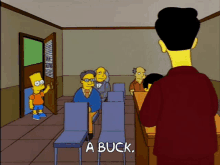 Simpsons A Buck GIF - Simpsons A Buck Money GIFs