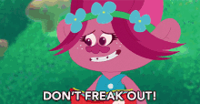 Dont Freak Out Poppy GIF - Dont Freak Out Poppy Trolls The Beat Goes On GIFs
