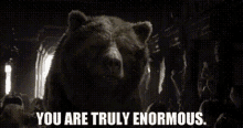 The Jungle Book Baloo GIF - The Jungle Book Baloo You Are Truly Enormous GIFs