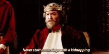 galavant timothy omundson king richard never start a marriage kidnapping