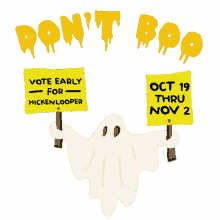 dont boo spooky season vote early early vote vote now