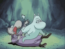 Moomin Flapping GIF - Moomin Flapping Shock GIFs