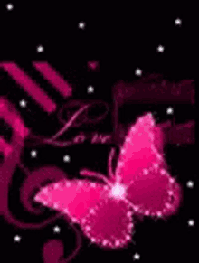 Butterfly Pink GIF - Butterfly Pink Sparkle GIFs
