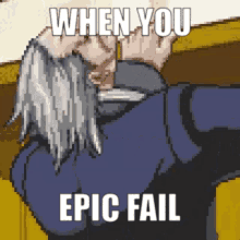 Ace Attorney Head Bang GIF - Ace Attorney Head Bang Manfred Von Karma GIFs