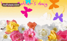 Happy Mothers Day Wishes With Flowers And Butterflies.Gif GIF - Happy Mothers Day Wishes With Flowers And Butterflies Mothers Day Moms Day GIFs