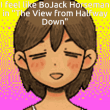 Omori Bojack Horseman GIF - Omori Bojack Horseman The View From Halfway Down GIFs