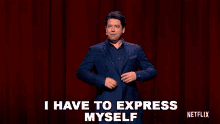 I Have To Express Myself Michael Mcintyre GIF - I Have To Express Myself Michael Mcintyre Michael Mcintyre Showman GIFs