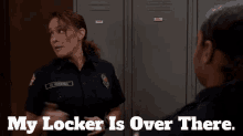Station19 Andy Herrera GIF - Station19 Andy Herrera My Locker Is Over There GIFs