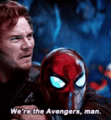 Were The Avengers Man Infinity War GIF - Were The Avengers Man Infinity War Spiderman GIFs
