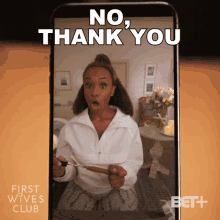 No Thank You Absolutely Not Ari Montgomery GIF - No Thank You Absolutely Not Ari Montgomery First Wives Club GIFs