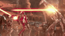 Star Wars Attack Of The Clones GIF - Star Wars Attack Of The Clones Geonosis GIFs