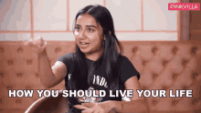 How You Should Live You Life Prajakta Koli GIF - How You Should Live You Life Prajakta Koli Pinkvilla GIFs