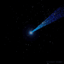 shooting star galaxy universe space