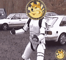 Doge Coin Militia To The Moon GIF - Doge Coin Militia To The Moon Pickle Nick Perrelli GIFs