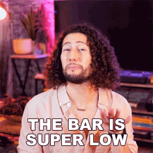 The Bar Is Super Low Nicola Foti GIF - The Bar Is Super Low Nicola Foti Soundlyawake GIFs