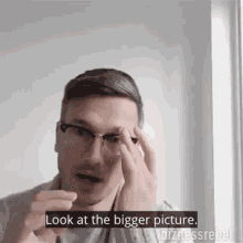 Look At The Bigger Picture Mike Koziol GIF - Look At The Bigger Picture Mike Koziol Bizness Rebels GIFs