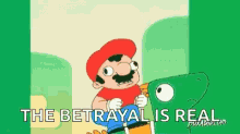 Mario Betrayal GIF - Mario Betrayal Not Cool GIFs