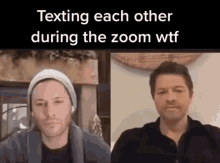 Misha Misha Collins Texting GIF - Misha Misha Collins Texting Jensen Texting GIFs