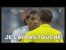 Je L'Ai Pas Touché! GIF - Je L Ai Pas Touché Brandao Coupe De La Ligue GIFs